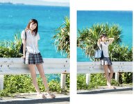[Photobook] 森日向子 ヌード写真集『夏 駆ける 空 Blue sky Blue』制服未公開編