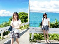 [Photobook] 森日向子 ヌード写真集『夏 駆ける 空 Blue sky Blue』制服未公開編
