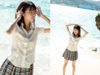 [Photobook] 森日向子 ヌード写真集『夏 駆ける 空 Blue sky Blue』制服未公開編