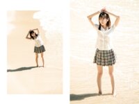 [Photobook] 森日向子 ヌード写真集『夏 駆ける 空 Blue sky Blue』制服未公開編