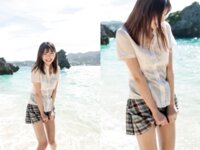 [Photobook] 森日向子 ヌード写真集『夏 駆ける 空 Blue sky Blue』制服未公開編
