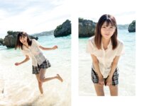 [Photobook] 森日向子 ヌード写真集『夏 駆ける 空 Blue sky Blue』制服未公開編