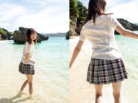 [Photobook] 森日向子 ヌード写真集『夏 駆ける 空 Blue sky Blue』制服未公開編