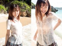 [Photobook] 森日向子 ヌード写真集『夏 駆ける 空 Blue sky Blue』制服未公開編