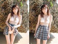[Photobook] 森日向子 ヌード写真集『夏 駆ける 空 Blue sky Blue』制服未公開編