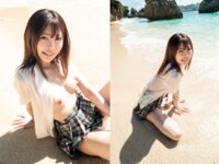 [Photobook] 森日向子 ヌード写真集『夏 駆ける 空 Blue sky Blue』制服未公開編