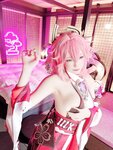 [Cosplay] Ringo Mitsuki 林檎蜜紀 -  ﲯﯥ 横乳も腋も！？すっごい見せつけてくるえちち八重神子ﲯﯥ