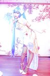 [Cosplay] Ely - Hatsune Miku Canary Cheongsam 初音未来金丝雀旗袍