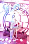 [Cosplay] Ely - Hatsune Miku Canary Cheongsam 初音未来金丝雀旗袍