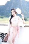 [Cosplay] 王馨瑶Yanni 粉色古装情趣