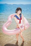 [Cosplay] Hitsuji Negoto 音琴ひつじ - Spring new edition set bonus - Natsuiro Sailor 春新刊セットオマケ -なついろセーラー