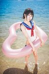 [Cosplay] Hitsuji Negoto 音琴ひつじ - Spring new edition set bonus - Natsuiro Sailor 春新刊セットオマケ -なついろセーラー