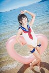 [Cosplay] Hitsuji Negoto 音琴ひつじ - Spring new edition set bonus - Natsuiro Sailor 春新刊セットオマケ -なついろセーラー