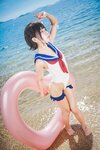 [Cosplay] Hitsuji Negoto 音琴ひつじ - Spring new edition set bonus - Natsuiro Sailor 春新刊セットオマケ -なついろセーラー