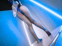 [Cosplay] Natsuko 夏夏子 - Night Orchid Bunny Girl 夜兰兔女郎