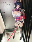 [Cosplay] Ringo Mitsuki 林檎蜜紀 - 今日はすけべ回♡原神・淫紋付・雷電将軍をどすけべ股縄綱渡りで調教♡