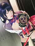 [Cosplay] Ringo Mitsuki 林檎蜜紀 - 今日はすけべ回♡原神・淫紋付・雷電将軍をどすけべ股縄綱渡りで調教♡