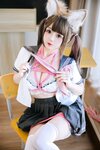 [Cosplay] 日奈娇 NO141 课桌捆绑