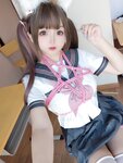 [Cosplay] 日奈娇 NO141 课桌捆绑