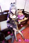 [Cosplay] Ely - Luo Tianyi canary cheongsam 洛天依金丝雀旗袍