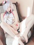 [Cosplay] Ringo Mitsuki 林檎蜜紀 - タイツオフのエッチスキンでﰖ原神、申鶴さんの各所フ