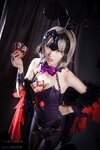 [Cosplay] Cien 恩恩 - Black Jungle Bunny Girl Part 2 黑贞兔女郎 2