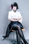 [Cosplay] 半半子 EllenJoe 鲨魚妹