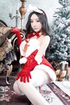 [Cosplay] 王馨瑶Yanni 圣诞服装