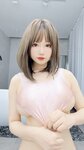 [Cosplay] Nyako 喵子- Pink high fork swimming 粉色高叉竞泳