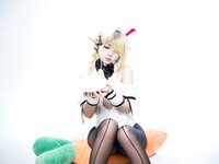 [Cosplay] G44 不会受伤 - Shuilan'er bunny girl 水兰儿兔女郎