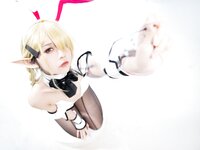 [Cosplay] G44 不会受伤 - Shuilan'er bunny girl 水兰儿兔女郎