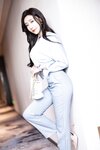 [Cosplay] 王馨瑶 灰蓝色西裤