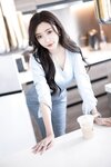[Cosplay] 王馨瑶 灰蓝色西裤