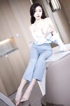 [Cosplay] 王馨瑶 灰蓝色西裤