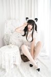 [Cosplay] 白烨 白猫透明女仆