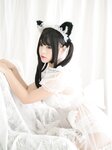 [Cosplay] 白烨 白猫透明女仆