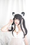 [Cosplay] 白烨 白猫透明女仆