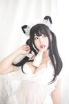 [Cosplay] 白烨 白猫透明女仆