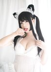 [Cosplay] 白烨 白猫透明女仆