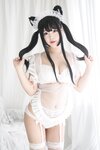 [Cosplay] 白烨 白猫透明女仆
