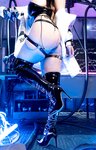 [Cosplay] 自闭颜球球无颜小天使wy 赛博 透明兔女郎