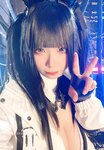 [Cosplay] 自闭颜球球无颜小天使wy 赛博 透明兔女郎