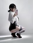 [Cosplay] Youmeko 幼愛 - Glasses Girl Self-Photography 眼镜娘 自摄