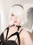 [Cosplay] 半半子 Automataヨルハ二号B型 は黑