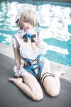 [Cosplay] rioko 凉凉子 - Rita swimsuit 丽塔泳装