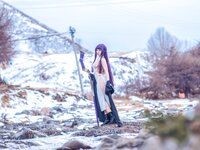 [Cosplay] 小和甜酒橙风千雅 雪山 菲伦芙莉莲
