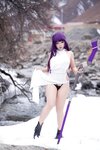 [Cosplay] 小和甜酒橙风千雅 雪山 菲伦芙莉莲
