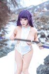 [Cosplay] 小和甜酒橙风千雅 雪山 菲伦芙莉莲