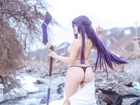 [Cosplay] 小和甜酒橙风千雅 雪山 菲伦芙莉莲