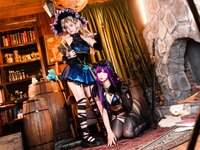 [Cosplay] 小和甜酒橙风千雅 魔女猫咪